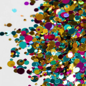 Resina Epóxi 1KG + Glitter Arco-Íris  Brilho AG