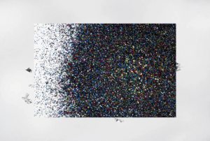Resina Epóxi 1KG + Glitter Preto Holográfico AG