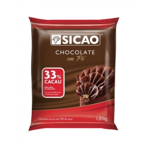 Chocolate em Pó 33% - 1,01KG - 11S108A99 - Sicao