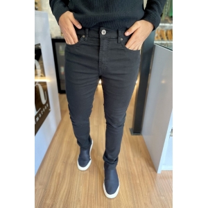 Calça Jeans Acostamento Skinny | Black