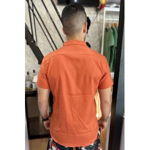 Camisa Casual Acostamento | Terracota