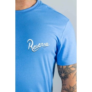 Camiseta Reserva Estampada | Azul Hortência
