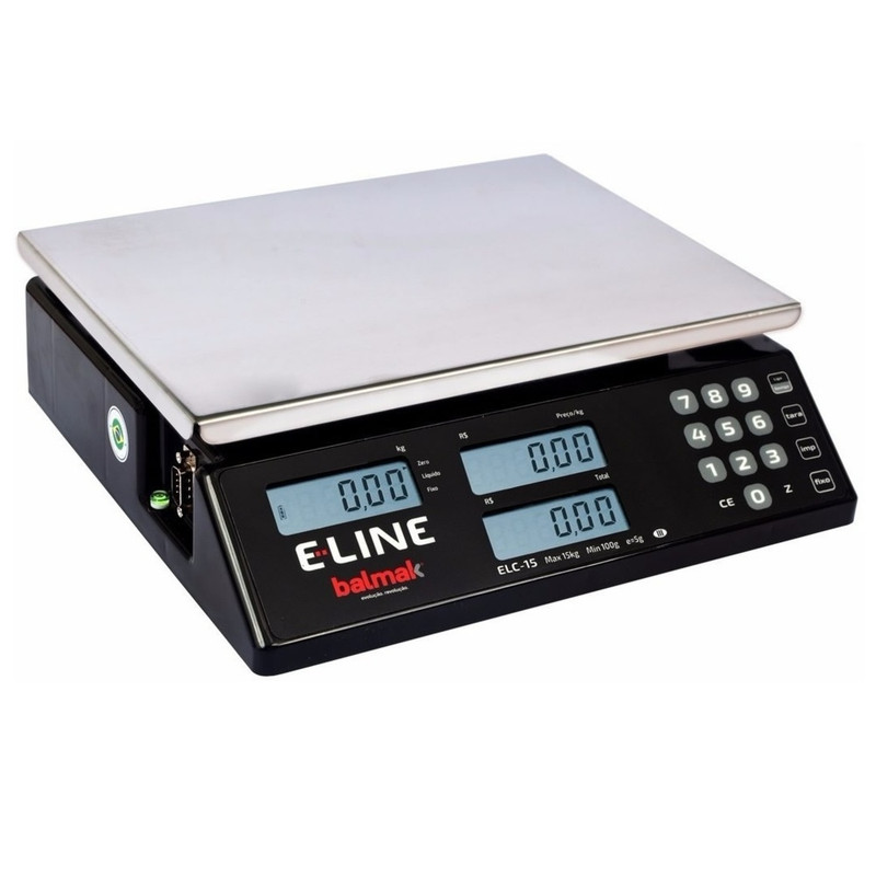 Balança Calculadora 15Kg X 5G E-Line Elc-15 Pa1382 Balmak