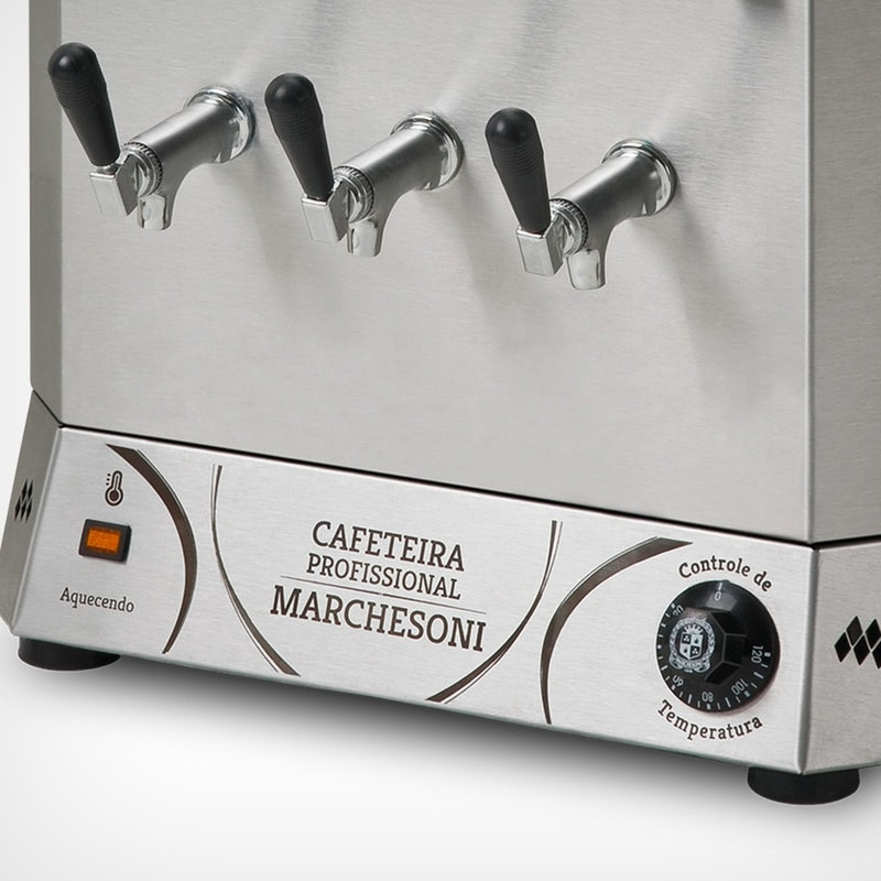 Cafeteira Conjugada  2X6L Café E Leite 220V Ref.Cf.4.622 Marchesoni