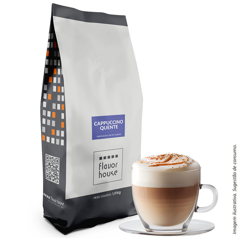 Cappuccino Quente Premium 1010G - Rendimento 5 Litros Flavor House