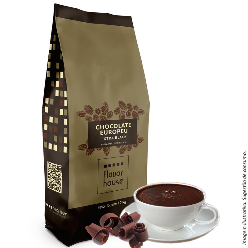 Chocolate Quente Extra Black 1010G - Rendimento 5 Litros Flavor