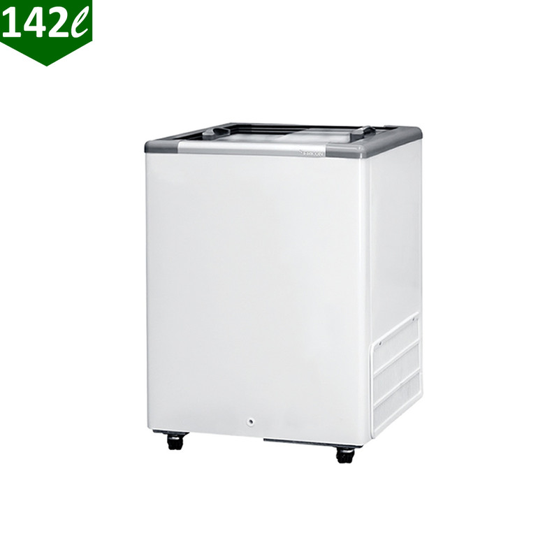 Freezer Tampa De Vidro 142L Estático -22C Branco Hceb 142V Fricon
