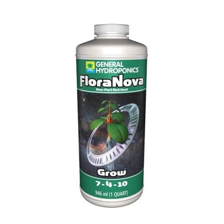 Fertilizante Floranova Grow 946ml (7%N4%P2O510%K2O4%Ca1,5%Mg2%S0,01%B0,1Fe0,03%Mn) - General Hydroponics