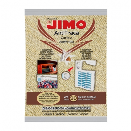 KIT Box com 6 inseticidas Jimo - Cartela antitraça