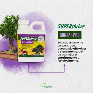 Fertilizante Liquido Concentrado para Bonsais SUPERthrive Bonsai-Pro 236 ml - Formulação completa: NPK: 7-9-512 micronutrientes - Rende até 710 litros