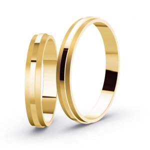 Aliança de Casamento Ouro 18K Cartum 3mm | Aliança Fina Anatômica
