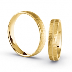 Aliança de Casamento Ouro 18K Nova Déli 4mm | Aliança Fina Anatômica