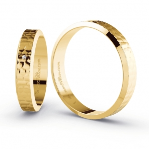 Aliança de Casamento Ouro 18K Pequim 4mm | Aliança Fina Anatômica