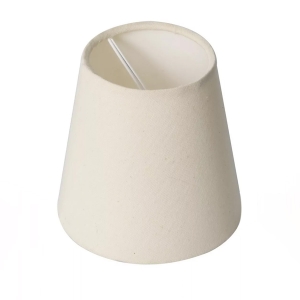 Cupula Ref 02 Tecido Algodao Bege, Preto e Branco Encaixe Vela 13 cm x 07 cm x 14 cm (Escolha As Cores Das Cúpulas Nas Variações)