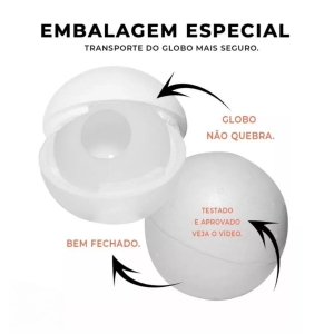 Vidro Globo  Esfera/globo/bola 10cm Diâmetro Fosco Sem Colar