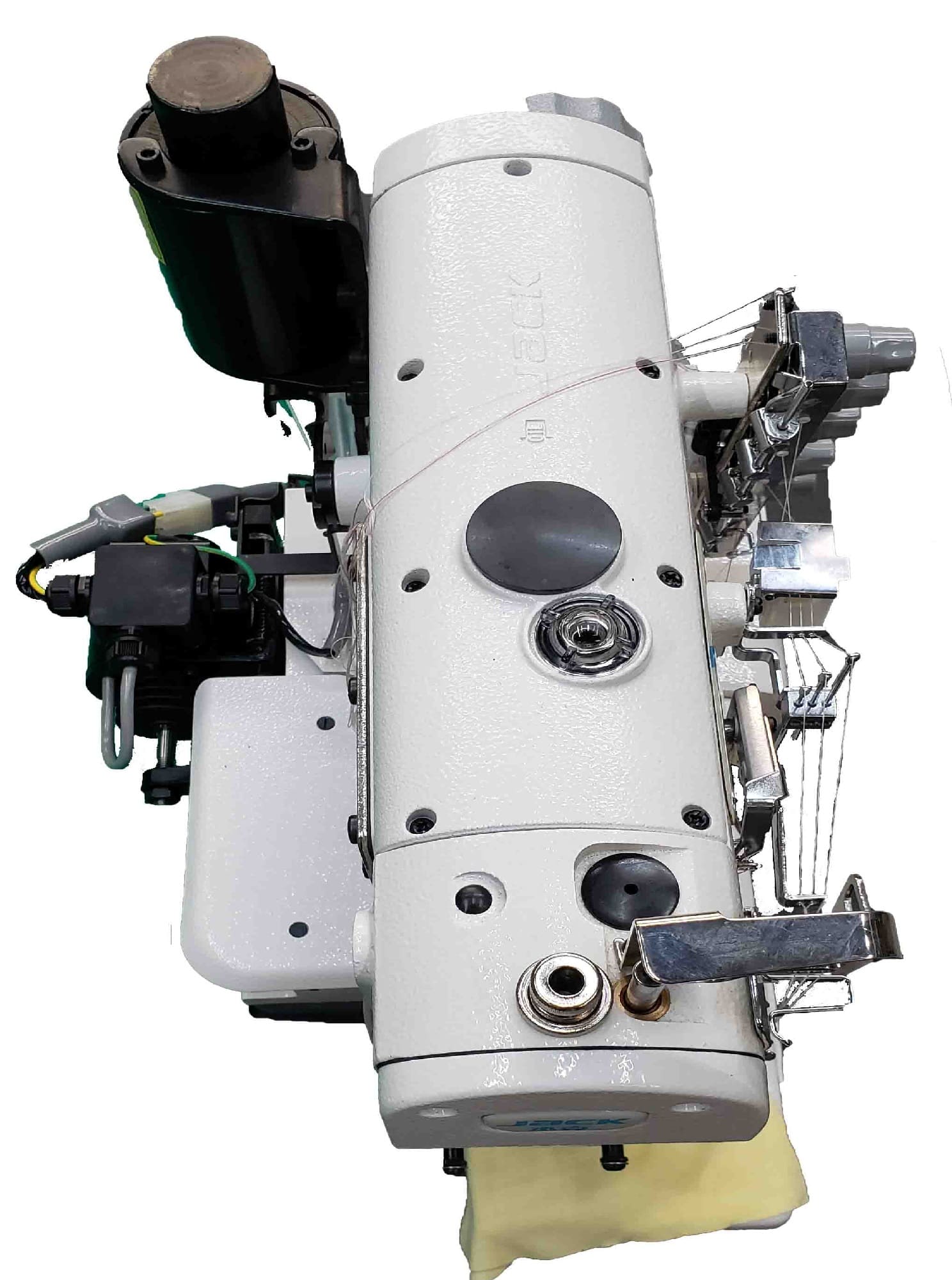 Máquina de Costura Galoneira Base Cilíndrica Eletrônica com Refilador JACK JK-8669BD II