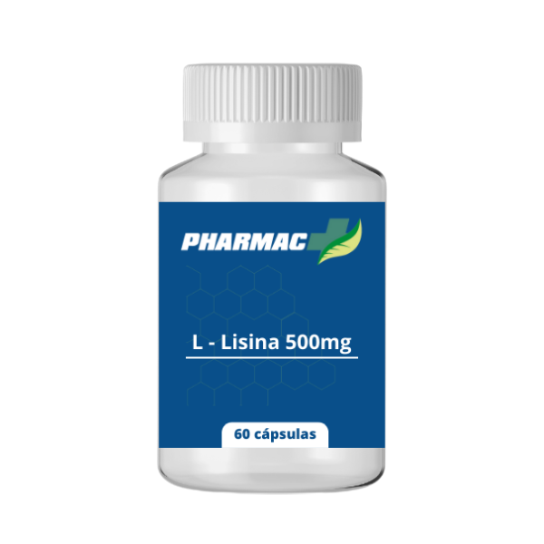 L-Lisina 500mg - 60 cápsulas