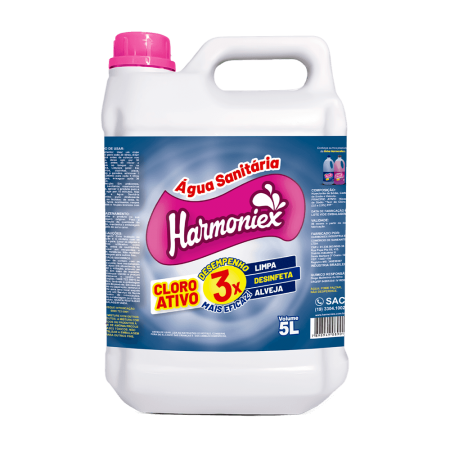Água Sanitária Harmoniex 5L