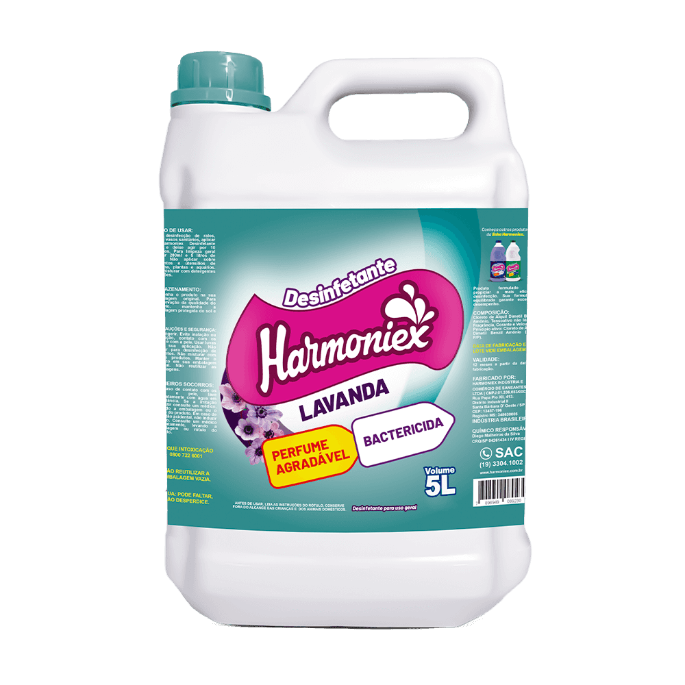 Desinfetante Harmoniex Lavanda 5L