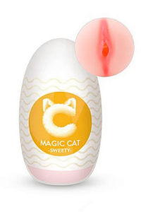 Masturbador EGG em Cyberskin - Magic Cat Sweety - Formato Vagina