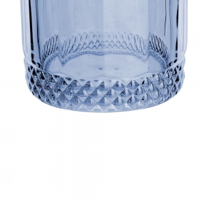 Jogo de 6 Copos Baixos Splendor em Cristal Azul - 320ml - Conjunto de Copos Clássico e Versátil - Bebidas para Toda Ocasião!