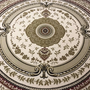 Tapete Persa bege com Detalhes - 200x200cm - Tapetes de Alta Qualidade para uma Decoração Exclusiva - Arte e Elegância!