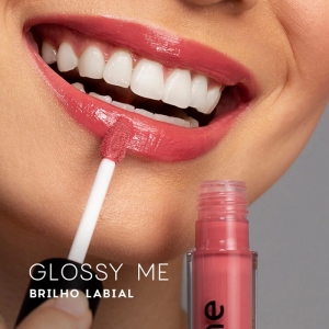 Gloss Brilho Labial - Glossy Me Rose - Oceane Edition
