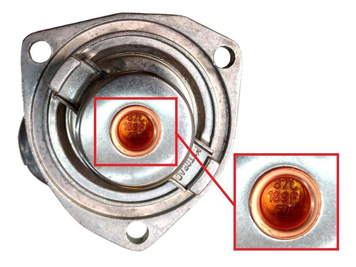 Valvula Termostatica com Carcaca dos Motores GM 2.2 e 2.4 EFI MPFI - Foto 4