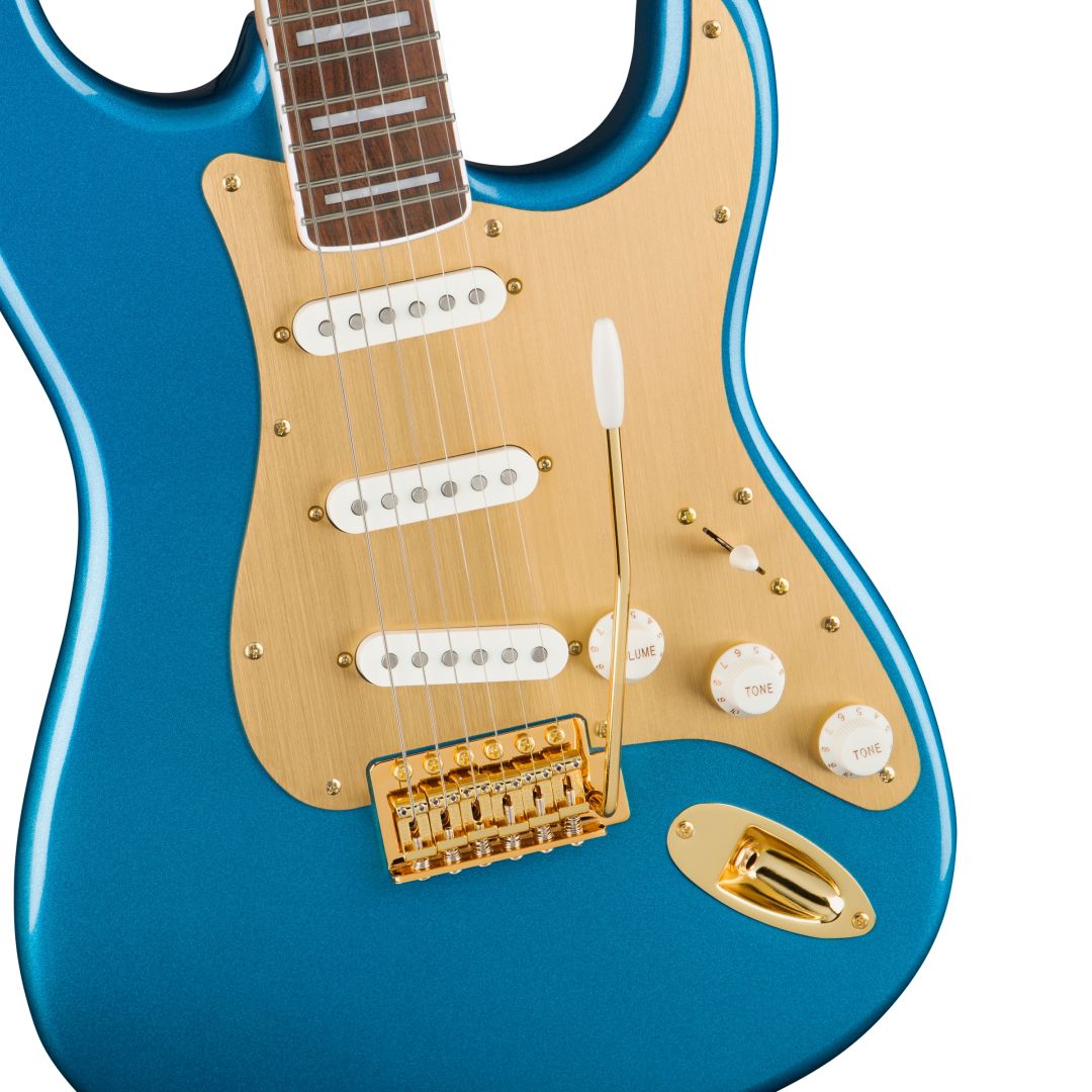 Guitarra Fender Squier 40TH Anniversary Stratocaster Gold Edition Lake Placid Blue