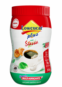 Adoçante Stevia Lowçucar Plus Em Po Pote 300G