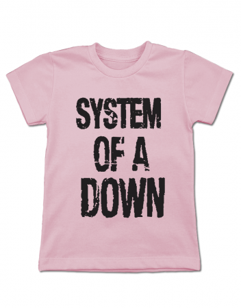 Camiseta Infantil System Of A Down Manga Curta
