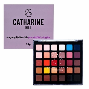 Paleta de Sombras 30 cores variadas Catharine Hill 24g