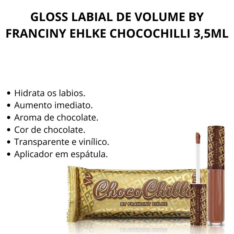 Gloss de Volume Chocochilli Franciny Elkhe