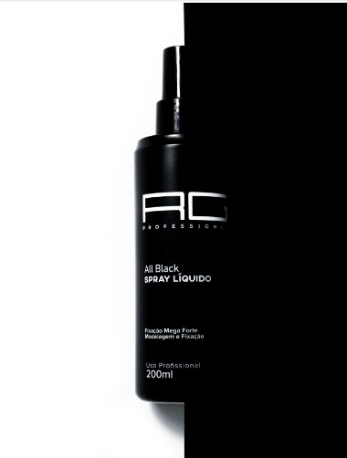 Spray Liquido All Black RG Professional 200ml