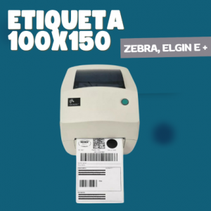 Etiqueta Logística Térmica 100x150 - 30m - Branco - 50 rolos