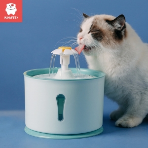 Bebedouro, Filtros de Carvão Ativado, Fonte de água para gatos. Kompets-Automatic Pet Water Dispenser, Cat , LED Alimentador Container, Interface USB, 2.4L