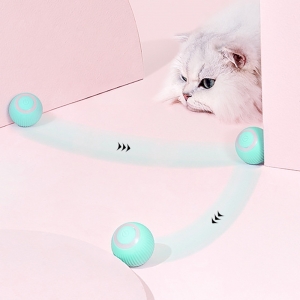 Brinquedos de gato inteligente bola de gato elétrico automático bola de rolamento gato brinquedos interativos de animais de estimação