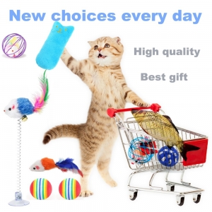 Brinquedos para gatos, brinquedos interativos, diversão garantida, Kit com 18 peças 