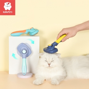 Escova Removedora de Pelos em Aço Inoxidável, Automático, Remoção de Pelos, Escova para Cães e gatos. Pente de Gato 