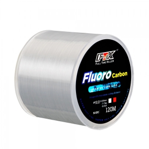 Linha de Pesca Fluorocarbon Coating Fishing Line, Carbon Fiber Leader Line, Sinking Wire, Japão, 0,20mm-0,60mm, 7,15lb-45lb, 120m