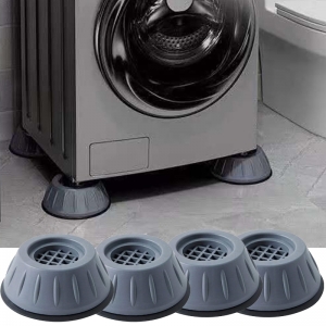 Suporte para Pé de Maquina de Lavar Roupa, 4 pçs universal fixo antiderrapante almofada anti-vibração pés almofadas máquina de lavar esteira de borracha anti-vibração secador 