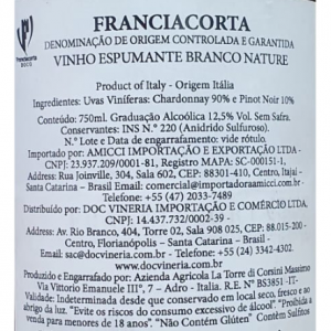 Vinho Espumante italiano La Torre Franciacorta DOCG Brut