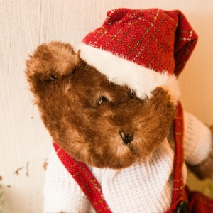 Urso de Natal Ted Bear - Personalizável