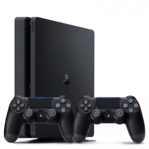 PlayStation 4 - Slim - 500GB + 2 controles - Seminovo