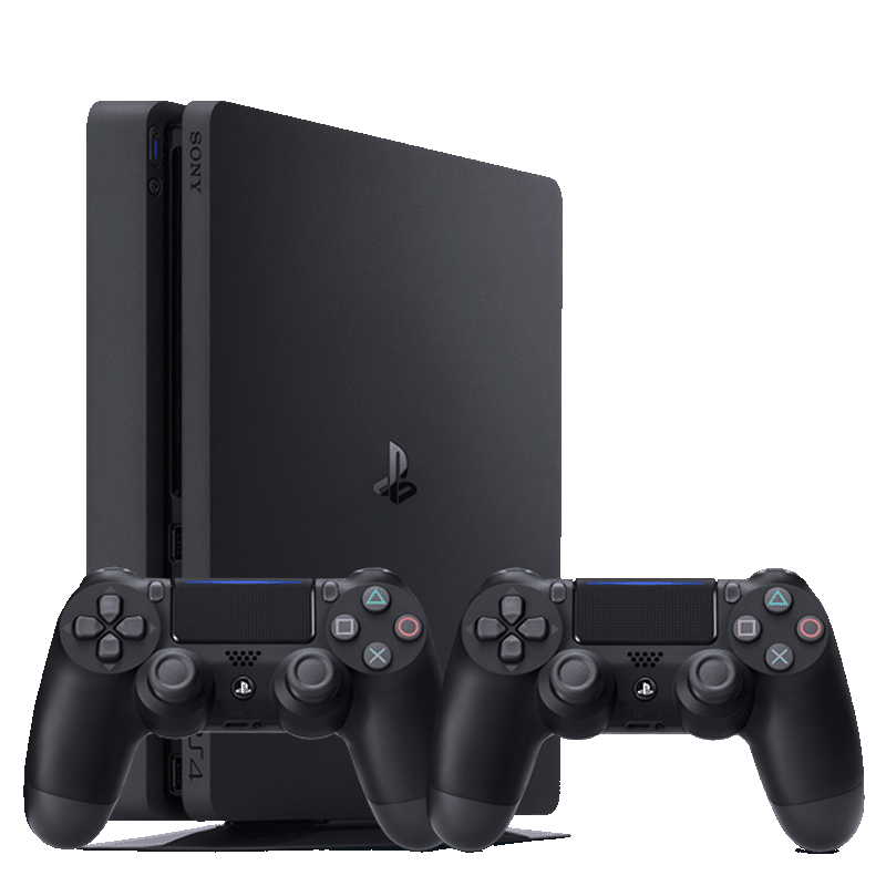 PlayStation 4 - Slim - 500GB + 2 controles - Seminovo