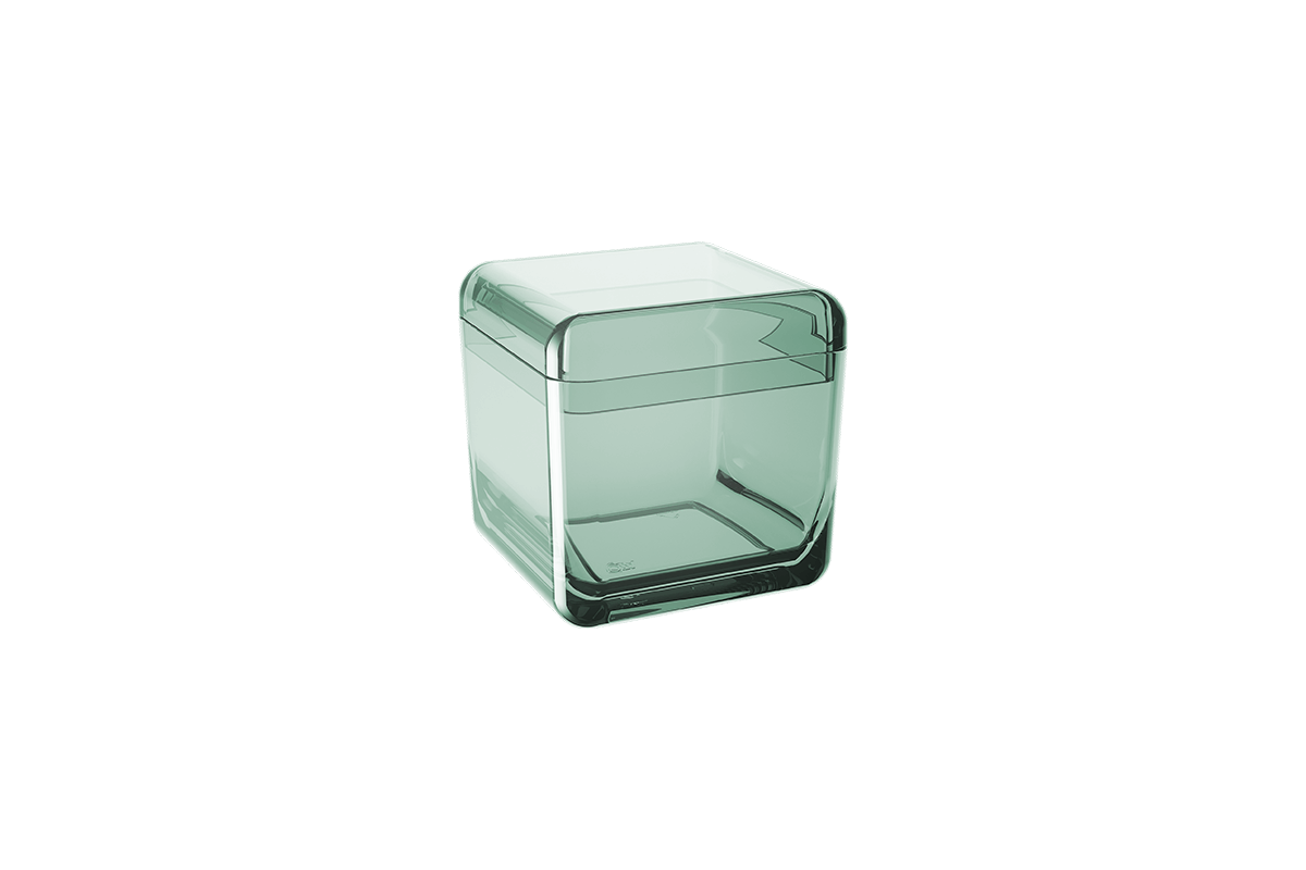 Conjunto para Banheiro Coza Cube 3 Peças Verde Soft - Coza