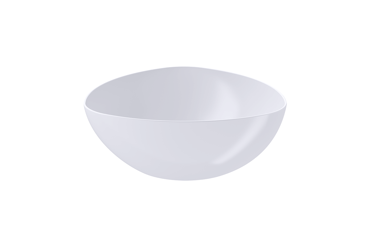 Saladeira Triangular Coza Cozy 3,5 Litros Branco  - Coza