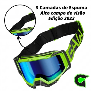 Óculos Gaia MX Pro 23 Verde