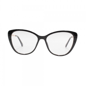 Armação para Óculos de Grau Feminina TR7572-C1 Preto - Foto 1