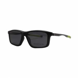 Armação Para Óculos De Grau Masculina Clipon 5819-C5 Preto e Verde - Foto 3